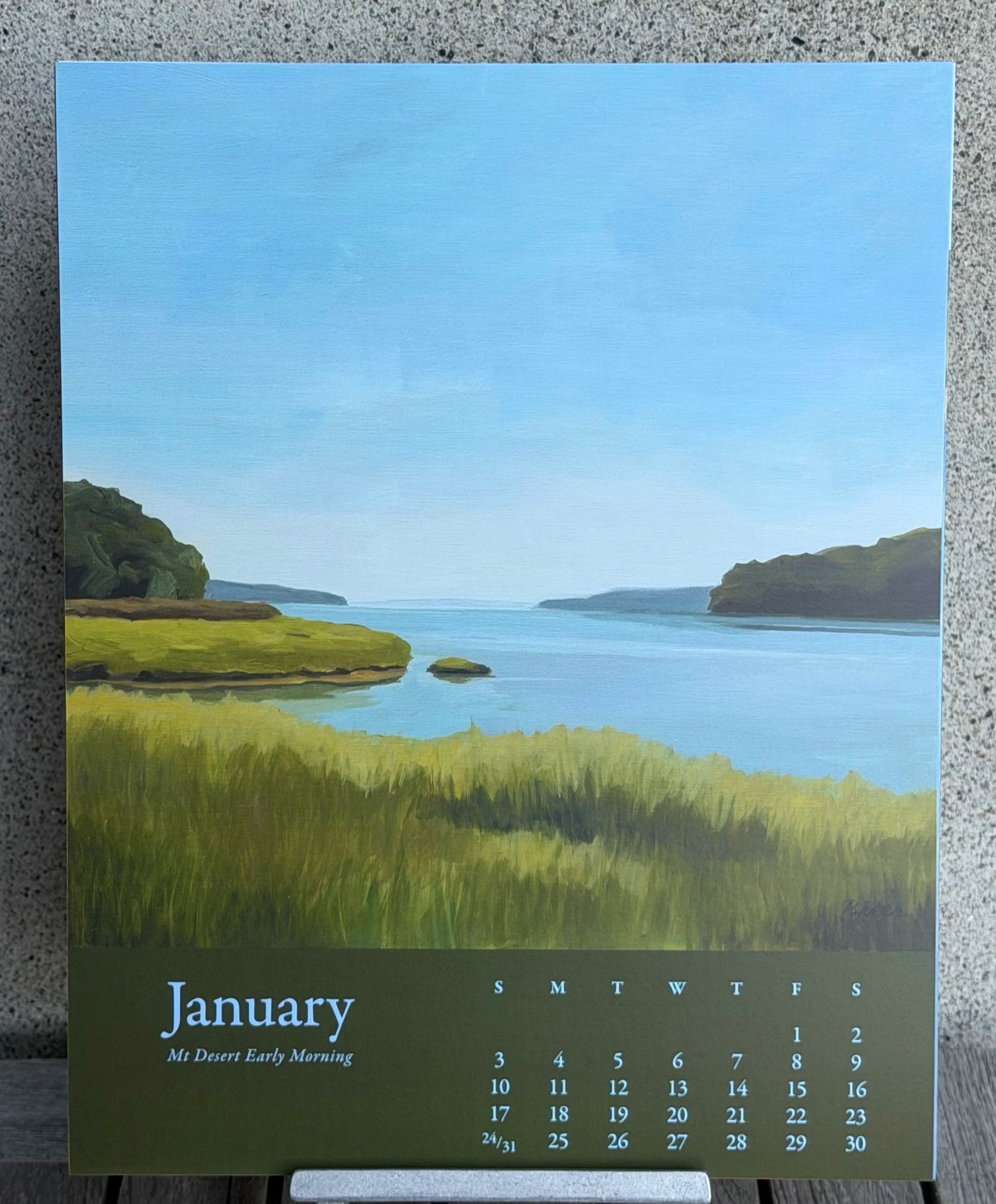 Acadia by Catherine Breer 2027 Calendars — Window Panes MDI